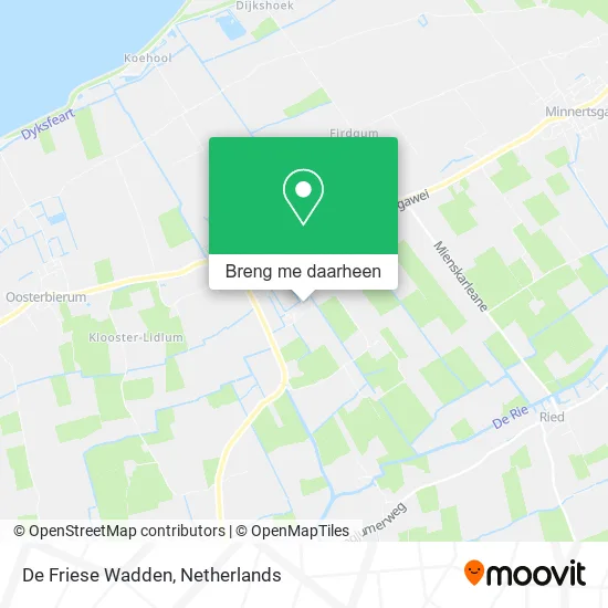 De Friese Wadden kaart