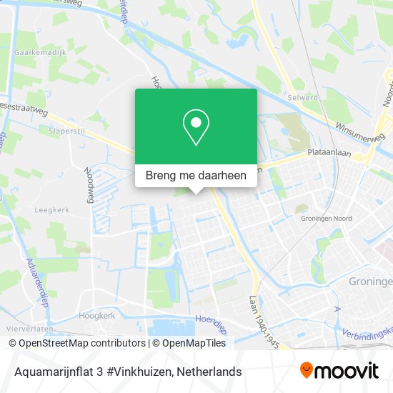 Aquamarijnflat 3 #Vinkhuizen kaart