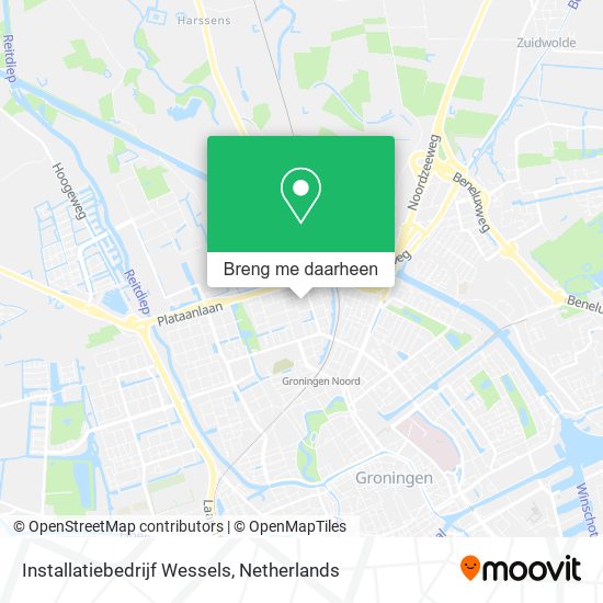 Installatiebedrijf Wessels kaart