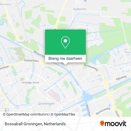 Bossaball Groningen kaart