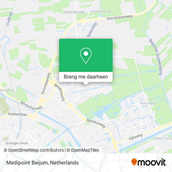 Medipoint Beijum kaart