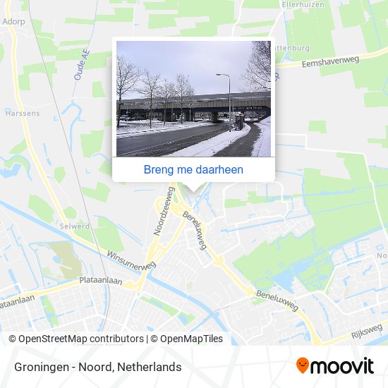 Groningen - Noord kaart