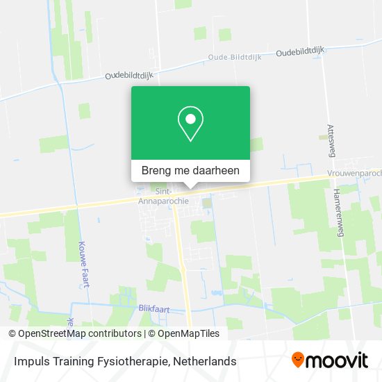 Impuls Training Fysiotherapie kaart