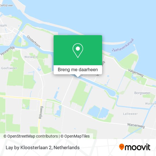 Lay by Kloosterlaan 2 kaart