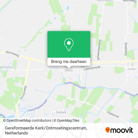Gereformeerde Kerk / Ontmoetingscentrum kaart