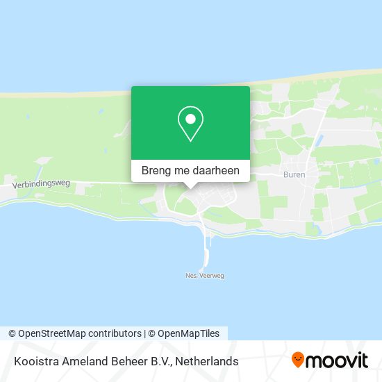 Kooistra Ameland Beheer B.V. kaart