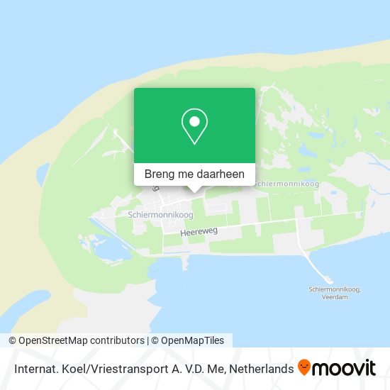 Internat. Koel / Vriestransport A. V.D. Me kaart