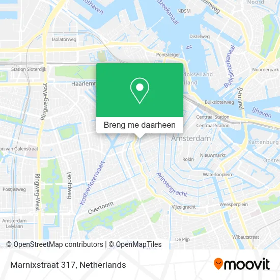 Marnixstraat 317 kaart