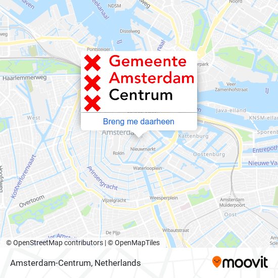 Amsterdam-Centrum kaart