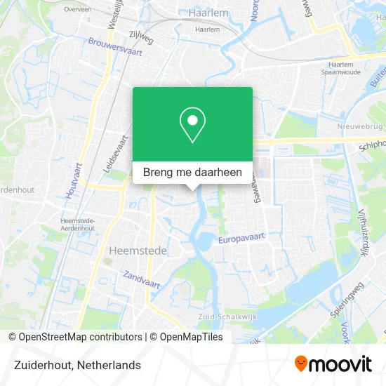 Zuiderhout kaart