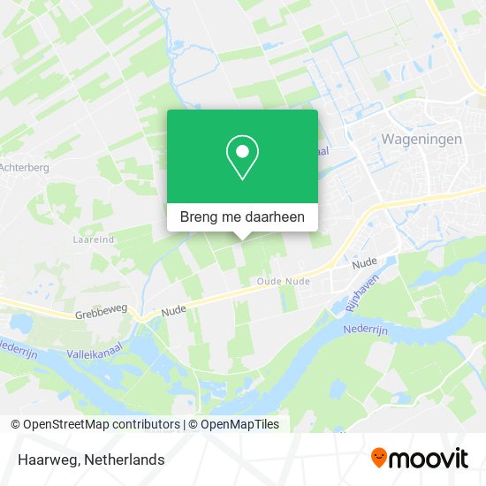 Haarweg kaart