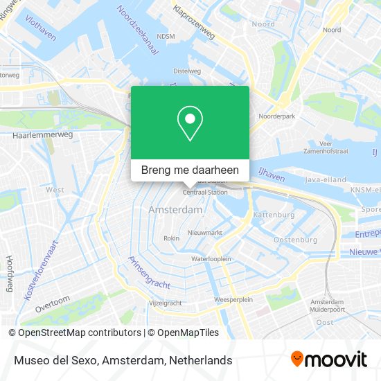 Museo del Sexo, Amsterdam kaart