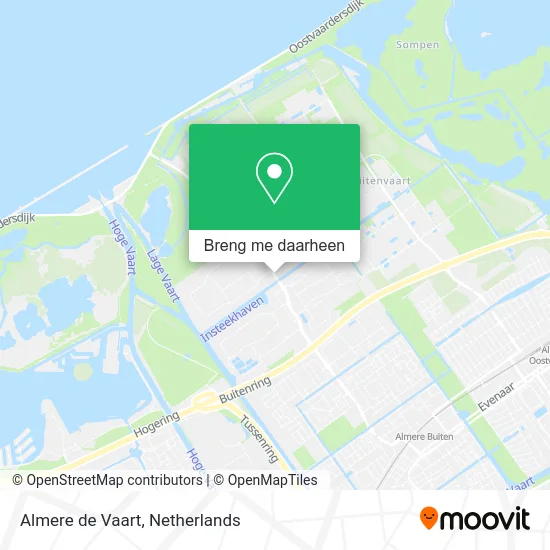 Almere de Vaart kaart