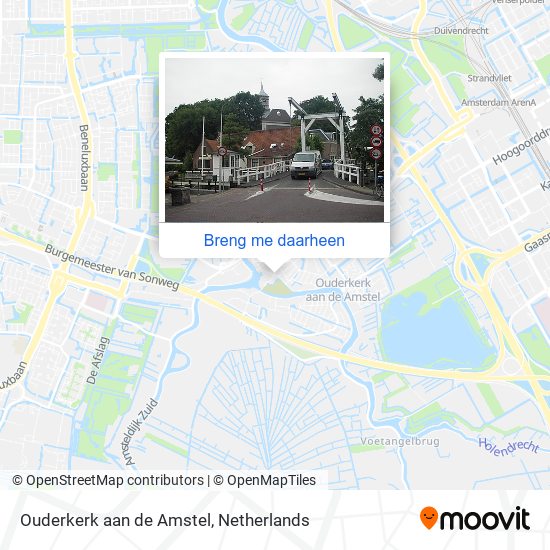 Ouderkerk aan de Amstel kaart