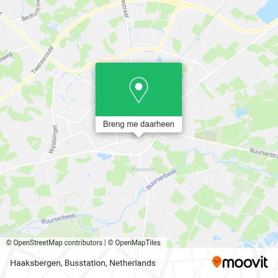 Haaksbergen, Busstation kaart