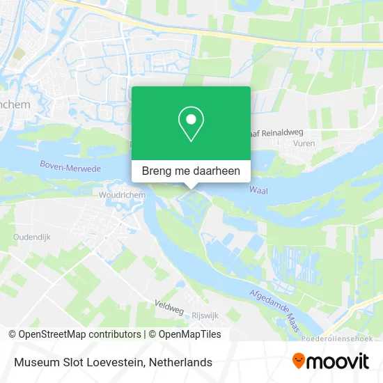 Museum Slot Loevestein kaart