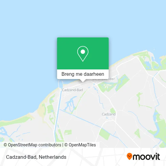 Cadzand-Bad kaart