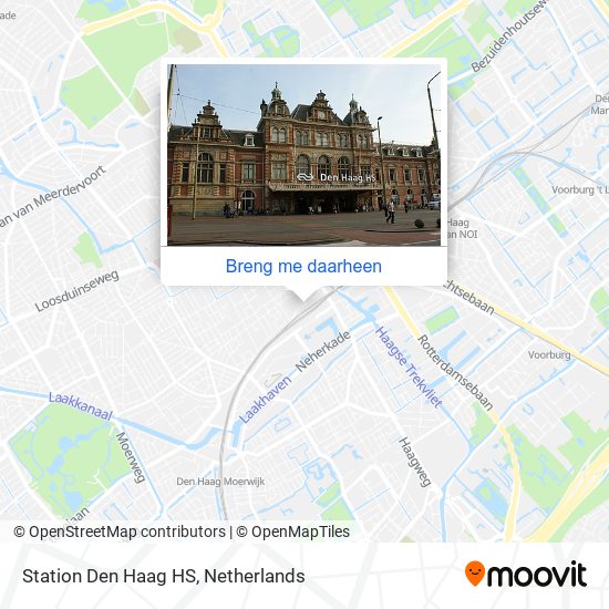 Station Den Haag HS kaart
