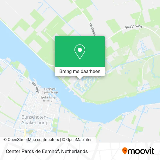 Center Parcs de Eemhof kaart