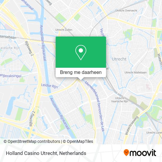 Holland Casino Utrecht kaart
