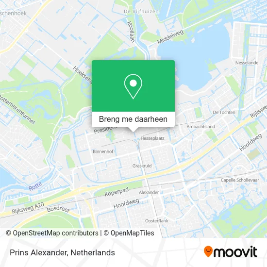 Prins Alexander kaart