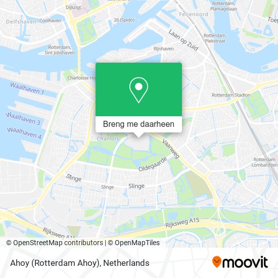 Ahoy (Rotterdam Ahoy) kaart