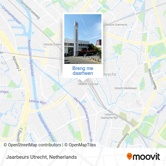 Jaarbeurs Utrecht kaart
