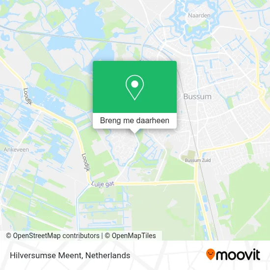 Hilversumse Meent kaart