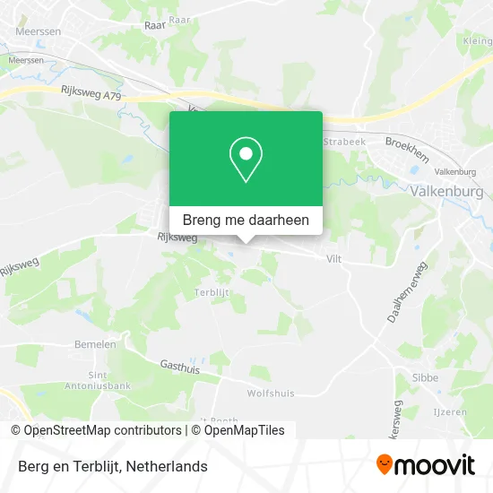 Berg en Terblijt kaart