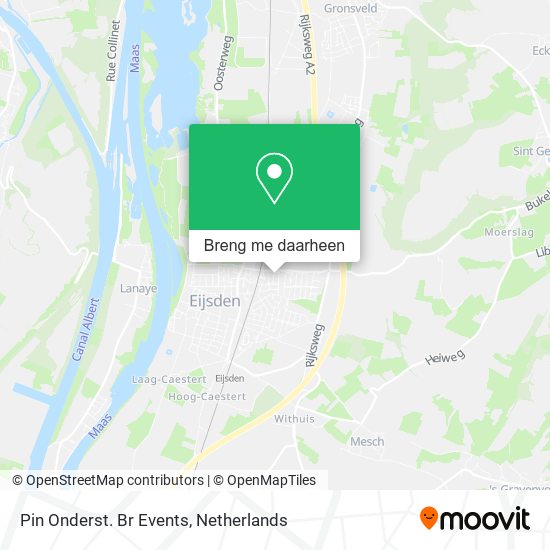 Pin Onderst. Br Events kaart