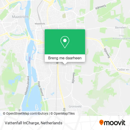 Vattenfall InCharge kaart