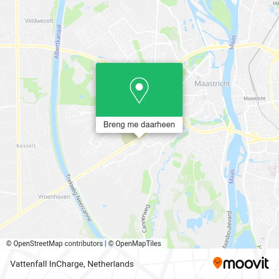 Vattenfall InCharge kaart