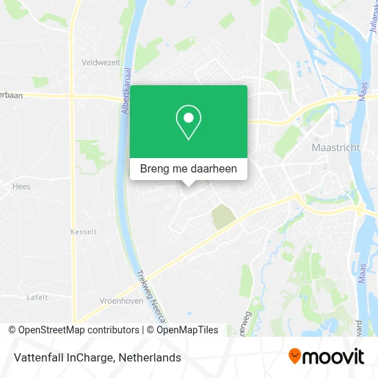 Vattenfall InCharge kaart