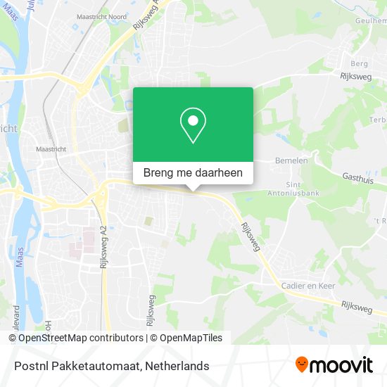 Postnl Pakketautomaat kaart