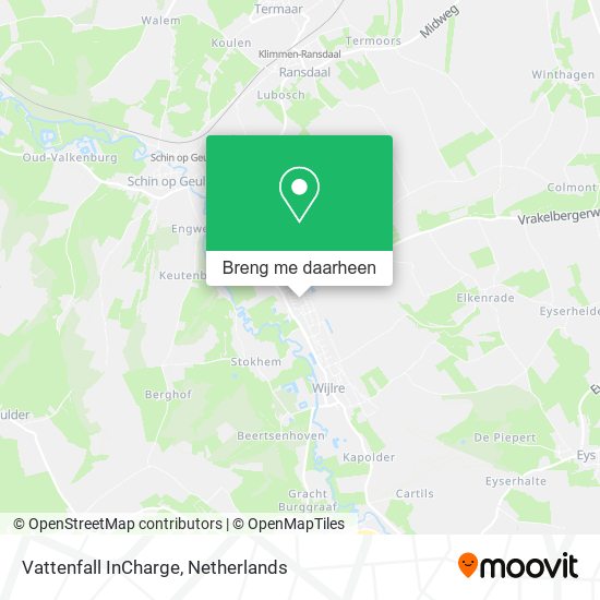 Vattenfall InCharge kaart