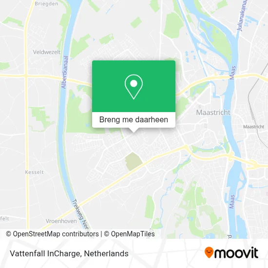 Vattenfall InCharge kaart