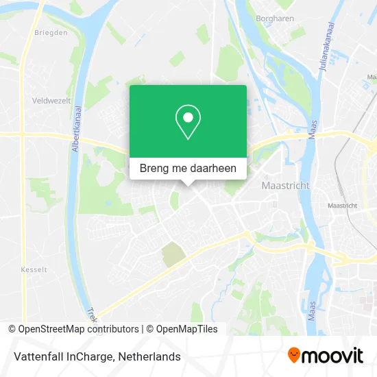 Vattenfall InCharge kaart