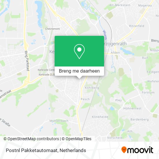 Postnl Pakketautomaat kaart