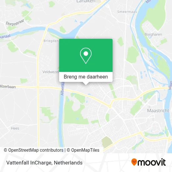 Vattenfall InCharge kaart