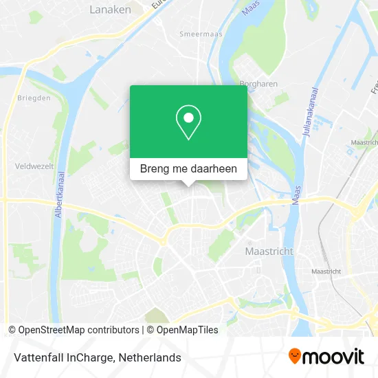 Vattenfall InCharge kaart