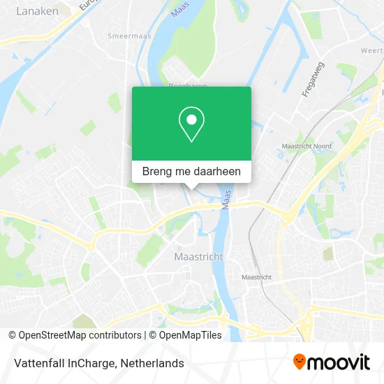 Vattenfall InCharge kaart