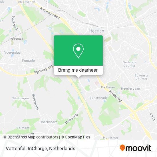 Vattenfall InCharge kaart
