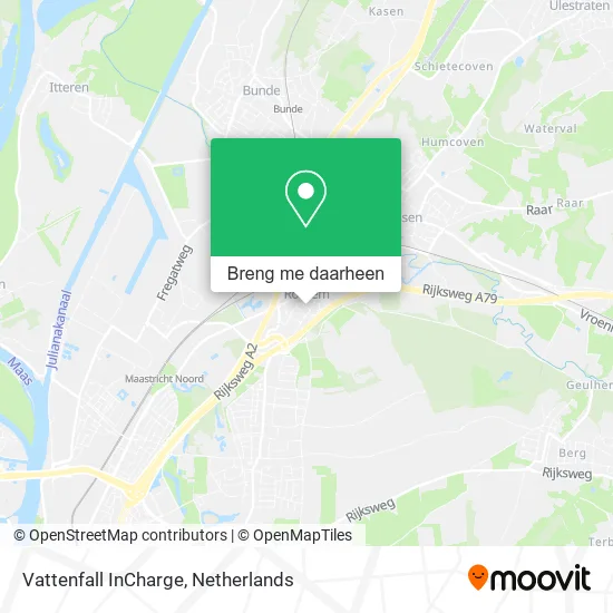 Vattenfall InCharge kaart