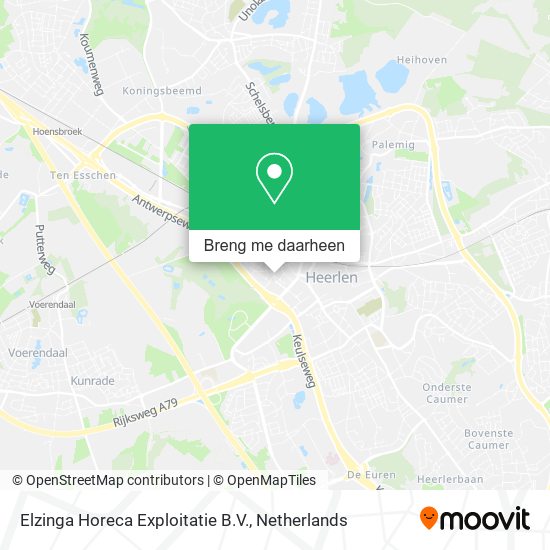 Elzinga Horeca Exploitatie B.V. kaart