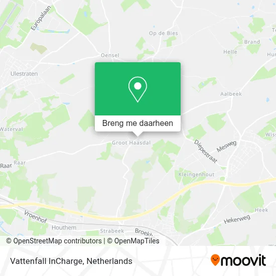 Vattenfall InCharge kaart
