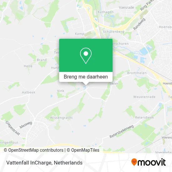 Vattenfall InCharge kaart