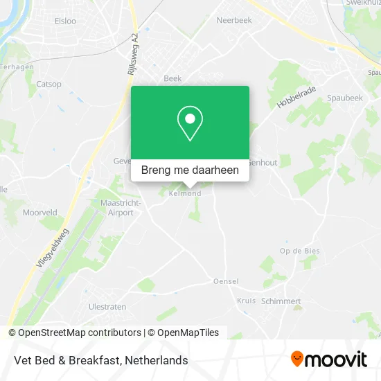 Vet Bed & Breakfast kaart