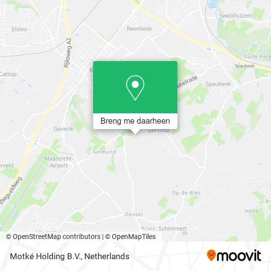 Motké Holding B.V. kaart