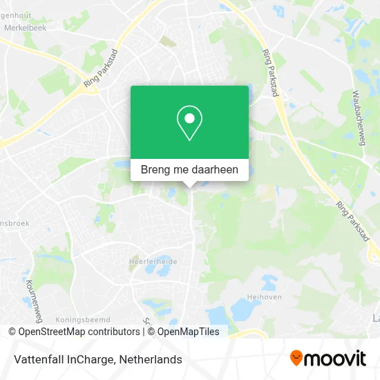 Vattenfall InCharge kaart