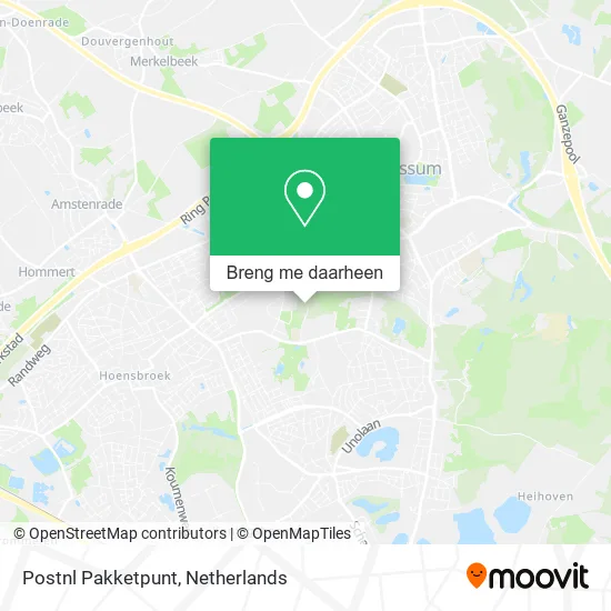Postnl Pakketpunt kaart